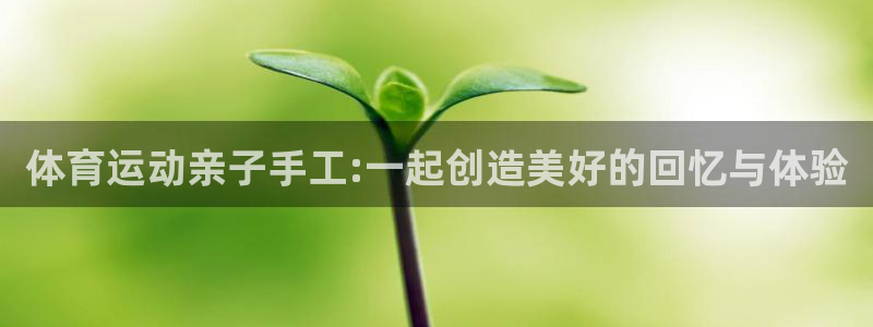 体育运动亲子手工:一起创造美好的回忆与体验