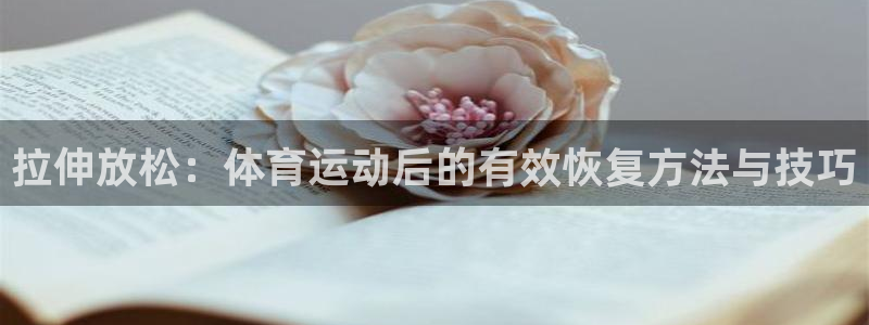 拉伸放松：体育运动后的有效恢复方法与技巧